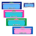 4 pack colorful Mahjong line finders with American Mahjong cards and tiles