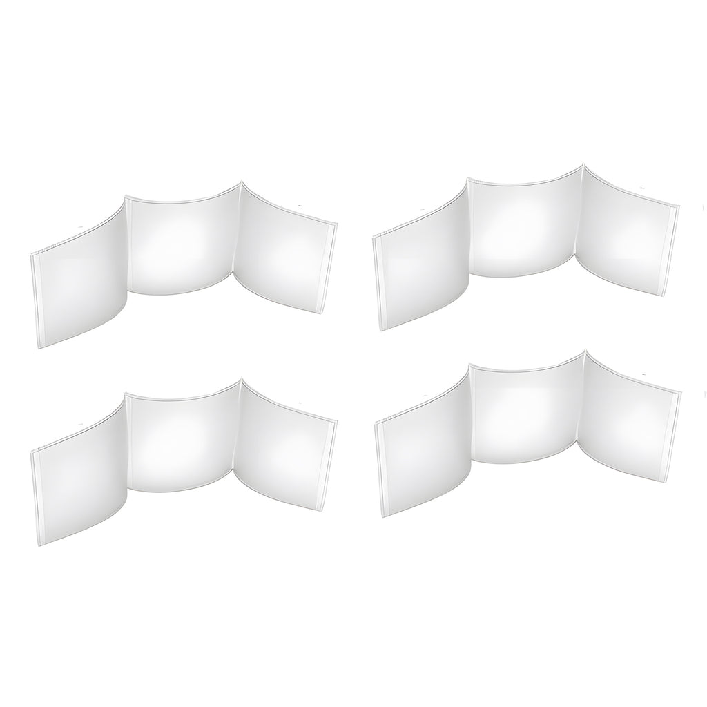 4 pack clear Mahjong card sleeve holders for large print Mahjong cards