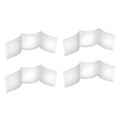 4 pack clear Mahjong card sleeve holders for large print Mahjong cards